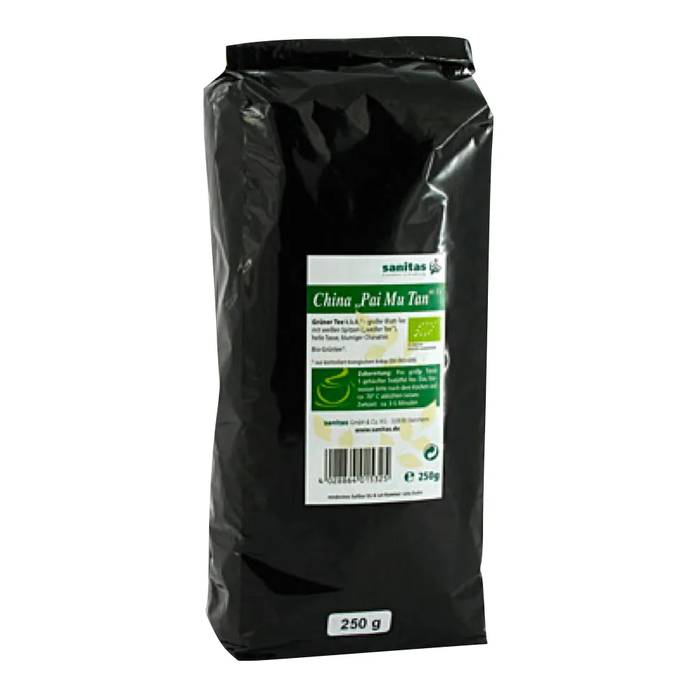 Chá verde China Pai Mu Tan 250 g