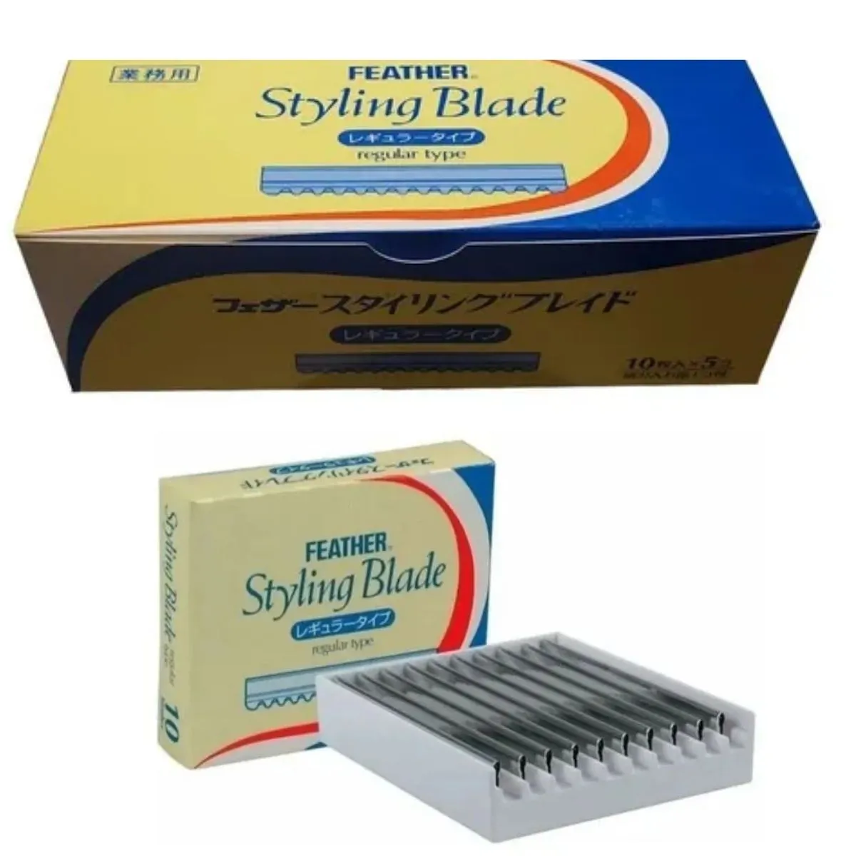 100 Lâminas Feather De Desfiar Para Navalhete Navalha