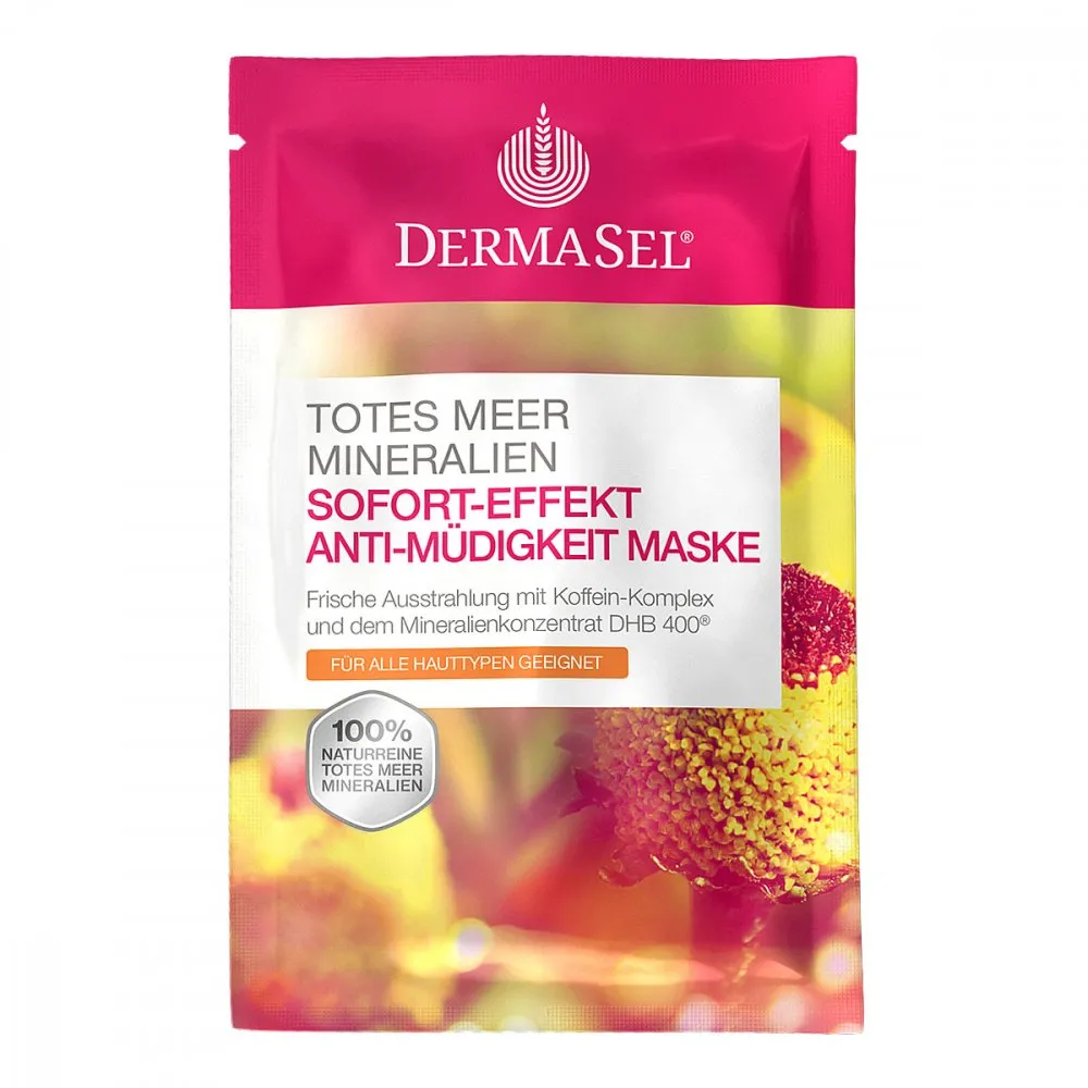 Máscara anti-fadiga do mar morto dermasel 12 ml