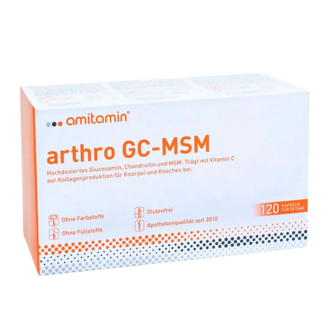 Amitamin Arthro GC-MSM 120 cápsulas