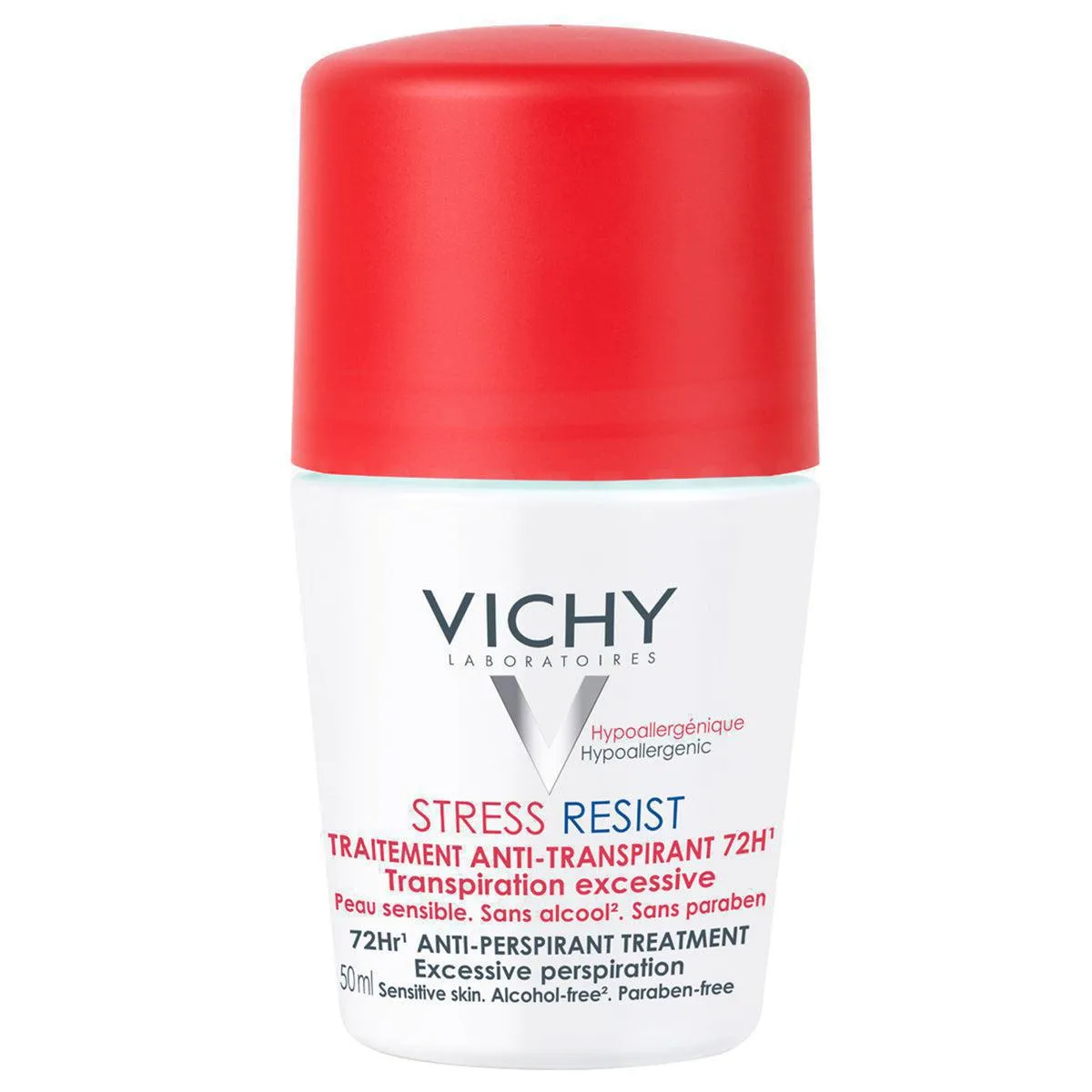 O estresse de Vichy resiste ao tratamento intensivo anti-pessoal de 72 horas de roll-on 50 ml
