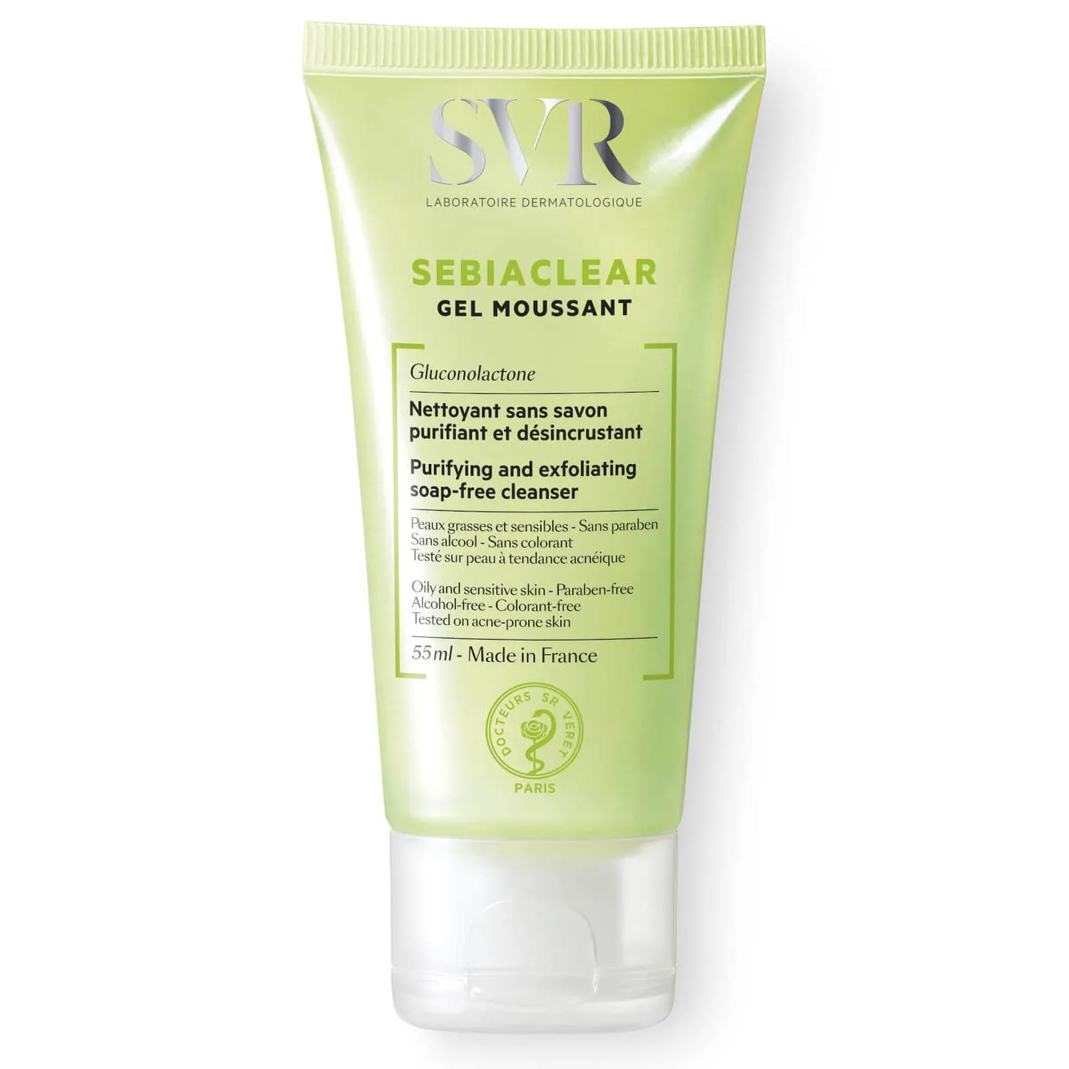 SVR Sebiaclear Gel Moussant 55mL – Gel de Limpeza Purificante
