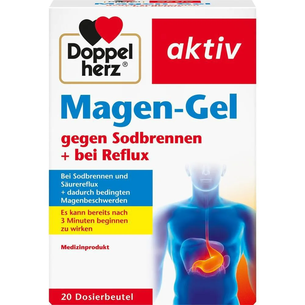 Gel estômago doppelherz contra azia + refluxo 20x10 ml