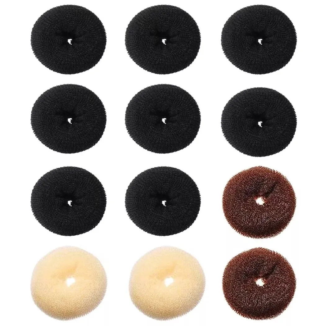 12 Un Rosquinha Esponja Donut Para Coque Perfeito - P
