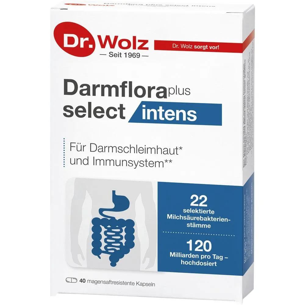 Dr. Wolz Darmflora Probiotic Plus Select Intens 40 Cap