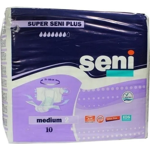 Super Seni Plus Tamanho 2 M Night Night 10 PCs