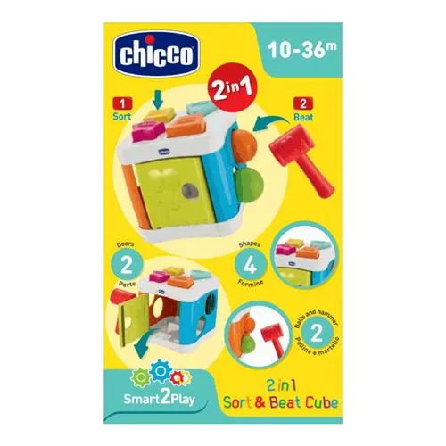 Chicco Cubo Mágico 2 em 1 Smart2play