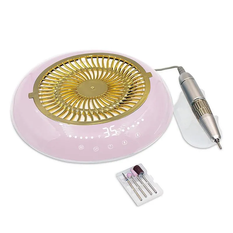 Coletor Aspirador de Pó Unhas Lixadeira Motor Nail Drill JMD 803 Profissional Bivolt 110v - 220v