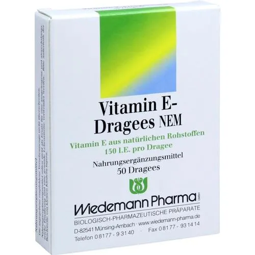 Vitamina E Dragees NEM 50 PCs