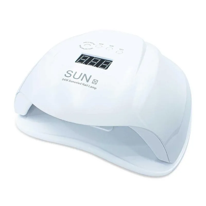 Cabine UV LED 54W 36 LEDS SUN X Unhas Gel Acrigel, Bivolt