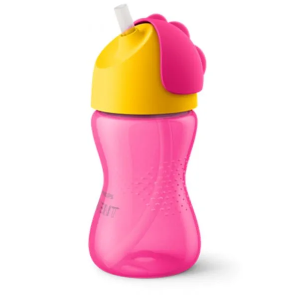 Philips Avent Copo com Palha 300 mL Rosa