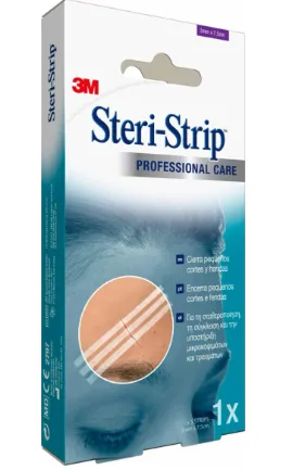 3M Steri-Strip Fita Sutura (75x6mm) x 5 Fitas