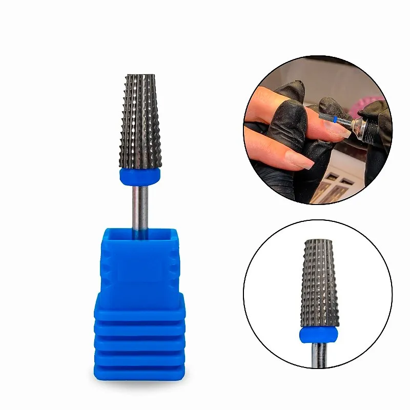 Broca M Umbrella TRL Bit Manicure Corte Médio Alongamento Unha Gel Fibra Porcelana Lixadeira Elétrica Motor