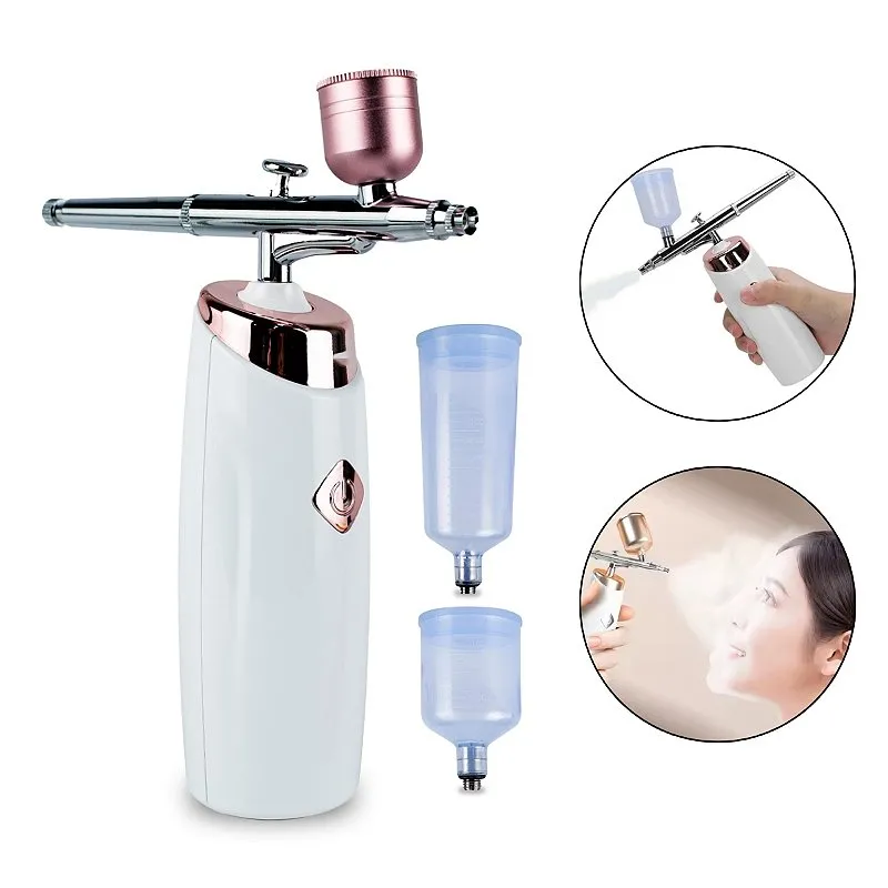 Compressor Aerógrafo Airbrush Portátil Sem Fio Maquiagem