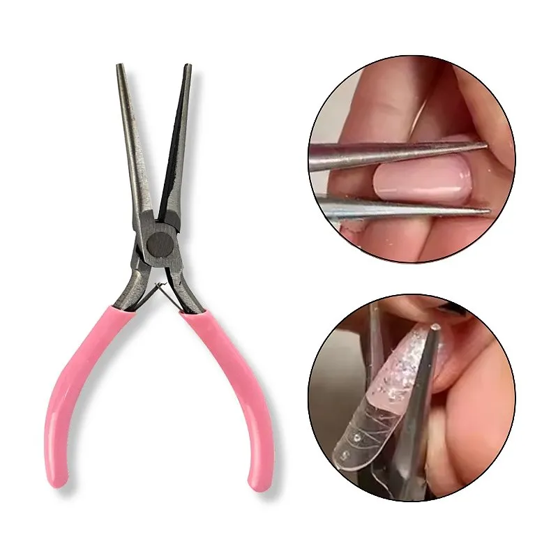 Alicate Modelador Curvatura Unha Gel Fibra de Vidro Acrygel