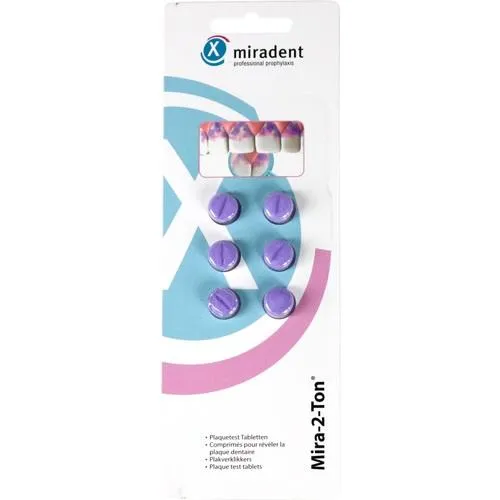 Comprimidos miradent mira-2-tone para colorir 1 pacote