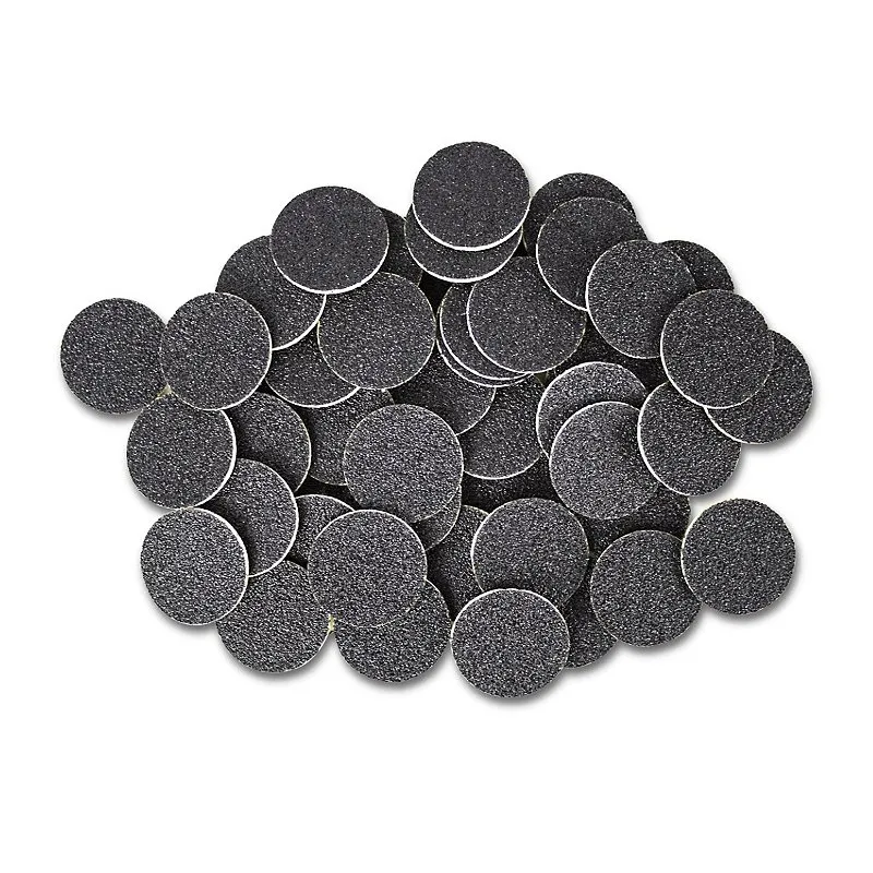 Kit 50 Lixa Refil Autoadesiva Broca Disco #80 Grossa Unhas