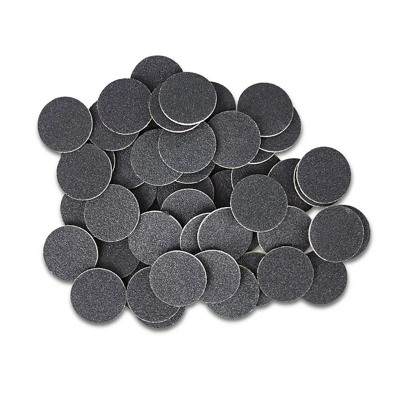 Kit 50 Lixa Refil Autoadesiva Broca Disco #120 Média Unhas