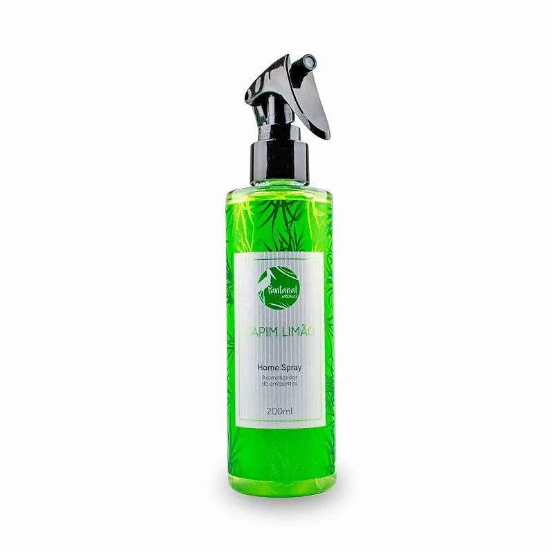 Home Spray Capim Limão Aromatizador Ambientes Loja Casa Interior e Exterior