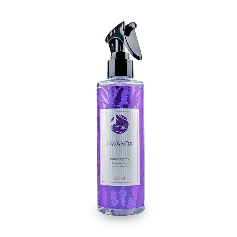 Home Spray Lavanda Aromatizador Ambientes Loja Casa 200 ml Interior e Exterior