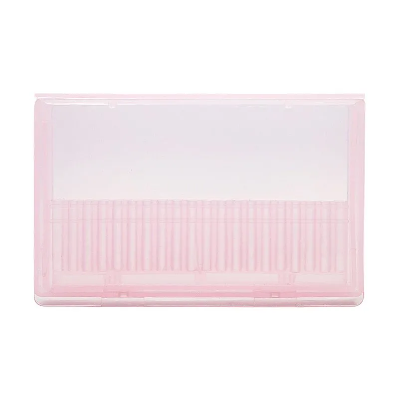 Estojo com Suporte para 20 Brocas Unhas Cerâmica Organizador