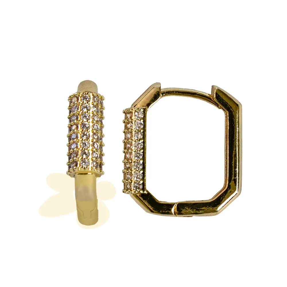 0129 | Brinco quadrado | Importado