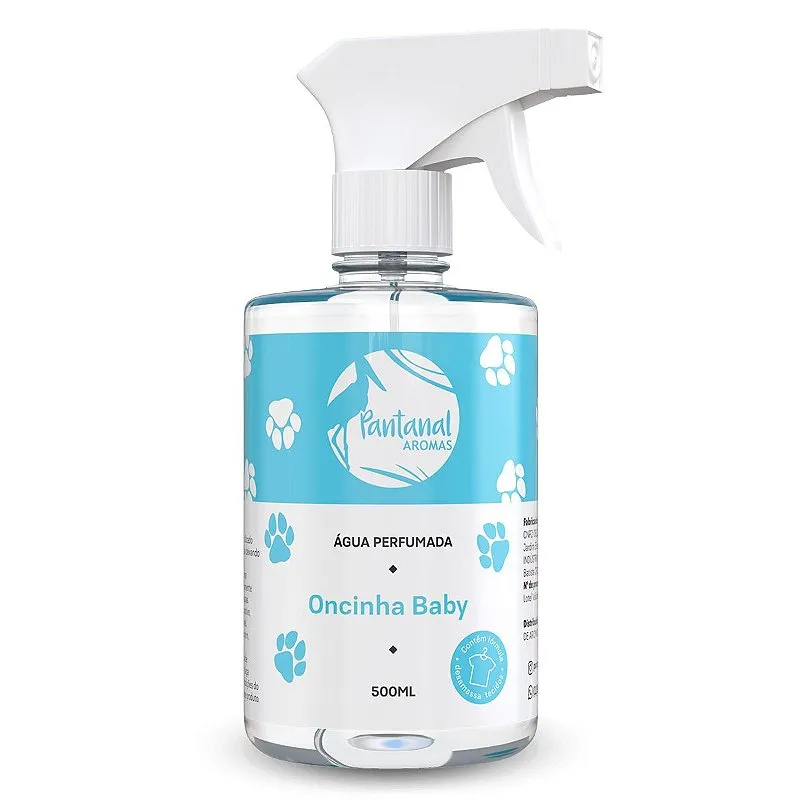 Água Perfumada Aroma Oncinha Baby 500 ml Pantanal Aromas