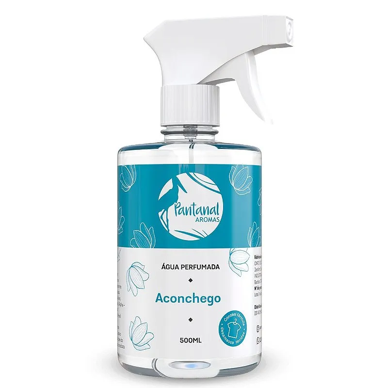 Agua Perfumada Tecido Roupa Lençol Aroma Aconchego 500 ml