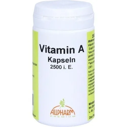 Cápsulas de vitamina A 200 PCs