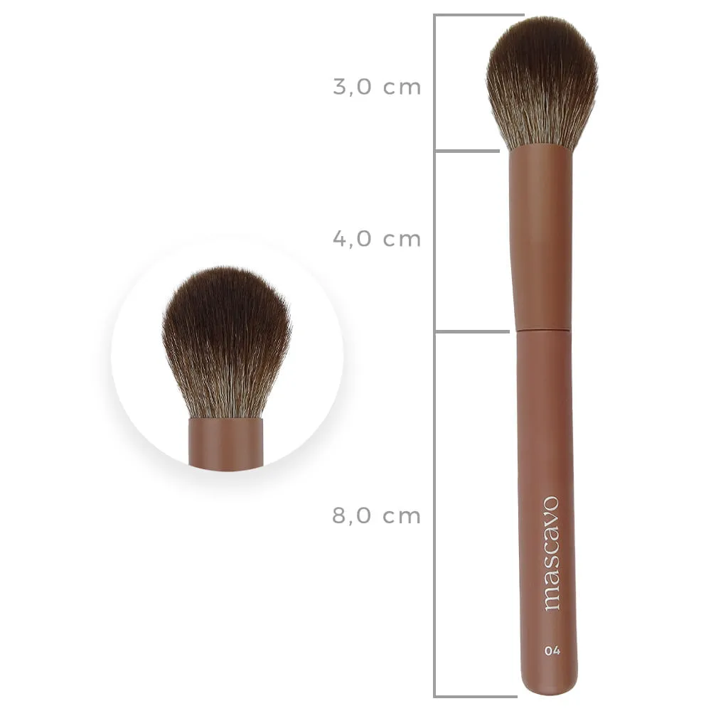 Pincel para acabamento e retoque | Pro series 04 | Mascavo