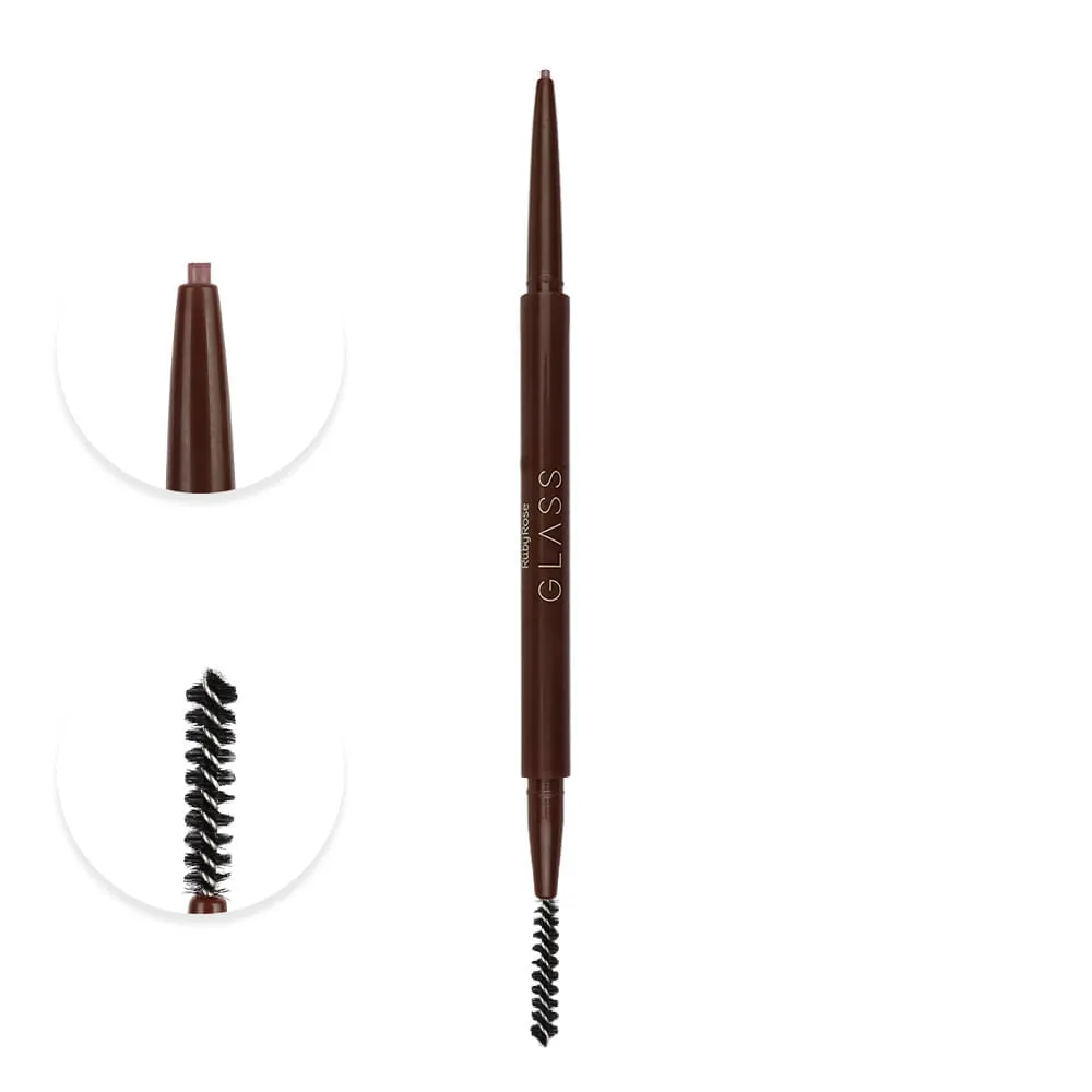 Lápis para sobrancelhas duo | Linha Glass | Ruby Rose