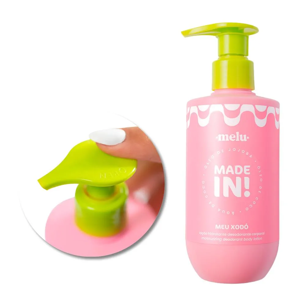 Loção hidratante corporal Meu Xodó | Made In | Melu