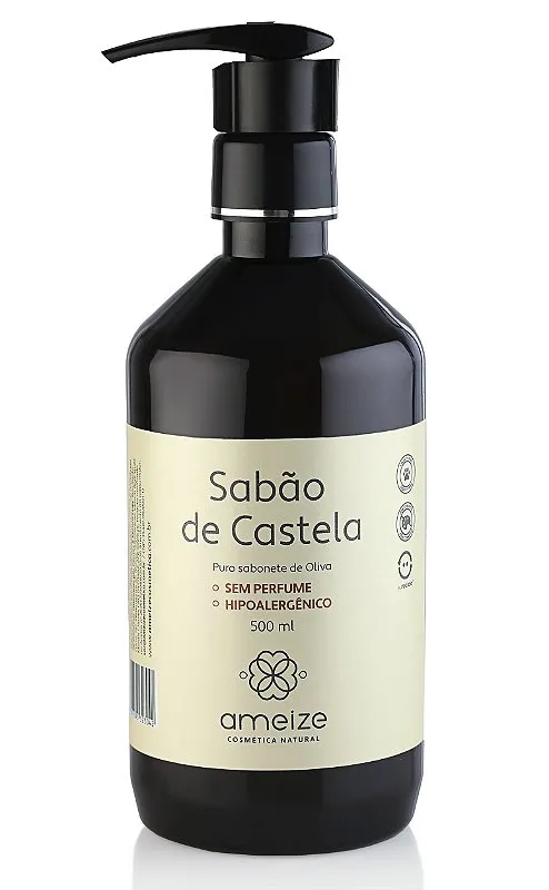Ameize Sabão de Castela Líquido Sem Perfume