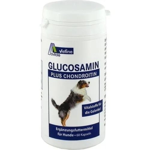 Cápsulas de glucosamina + condroitina para cães 60 Cap