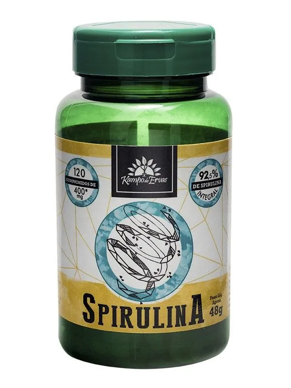 Kampo de Ervas Spirulina 120 Comprimidos Veganos