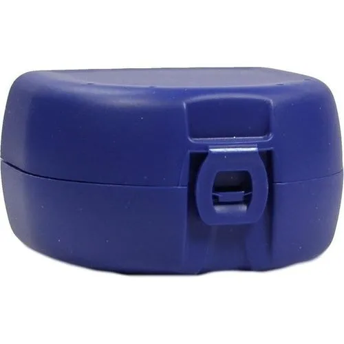 Caixa de prótese/aparelho universal azul escuro 1 pcs