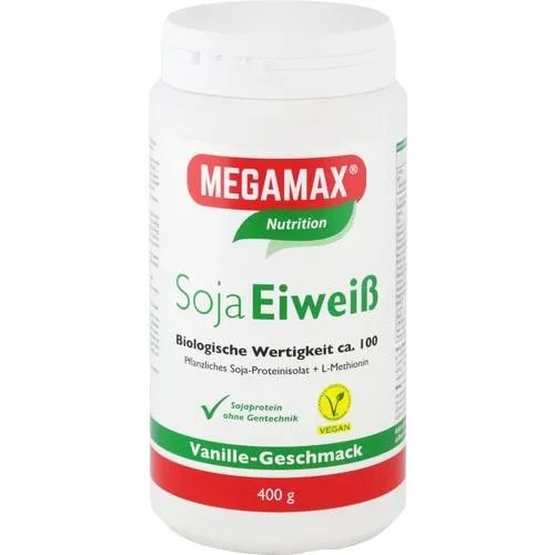 Megamax Soy Powder - Vanilla vegana 400 g