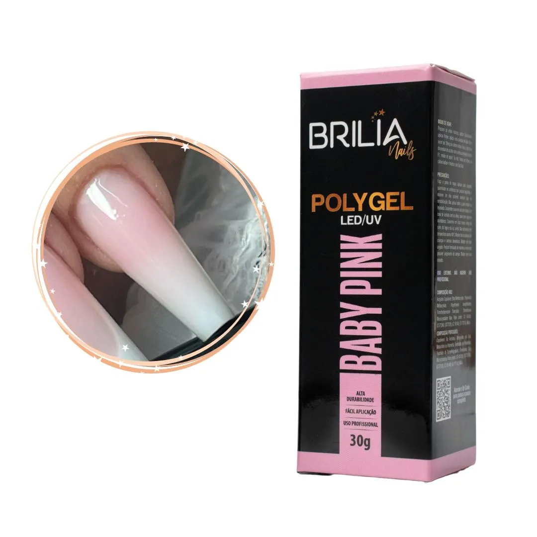 Polygel Brilia 30g Baby Pink