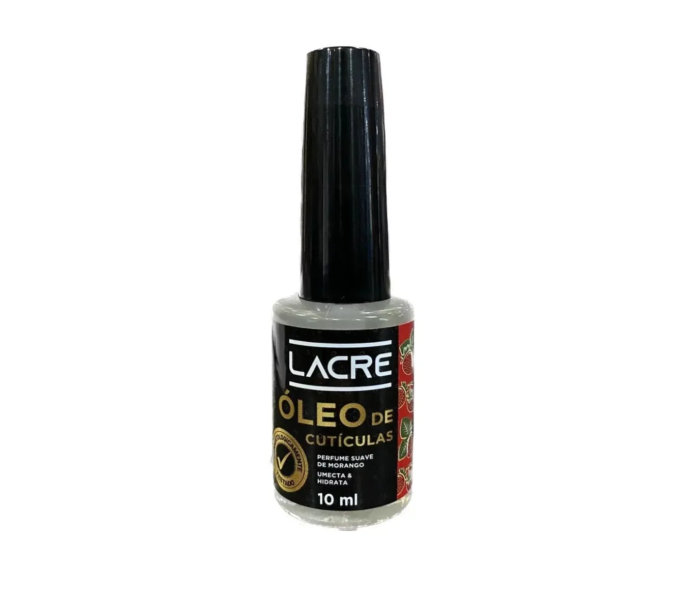Óleo hidratante de cutículas Morango Lacre 10ml