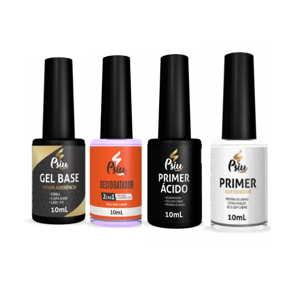Kit Preparação Psiu 4 Produtos 10ml