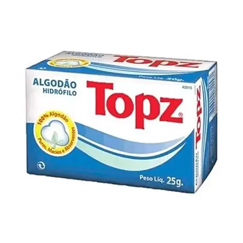 Rolo De Algodão Topz 25g