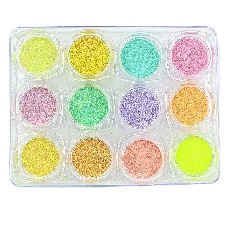 Kit Glitter Sugar Para Unhas Decoradas