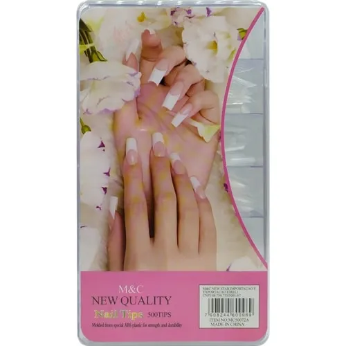 Tips Transparente Curvatura C 100un