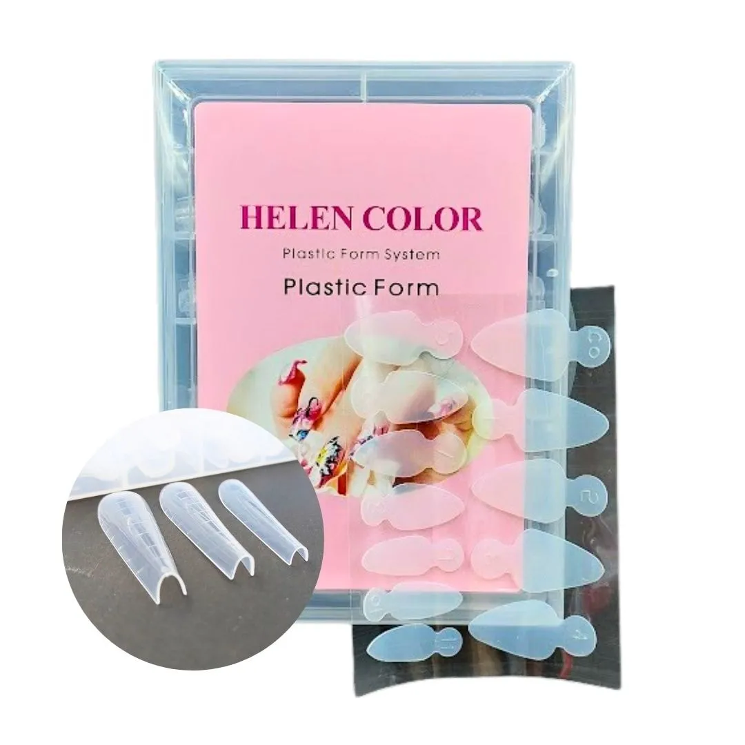 Molde F1 bailarina curvatura C com molde de francesa reversa