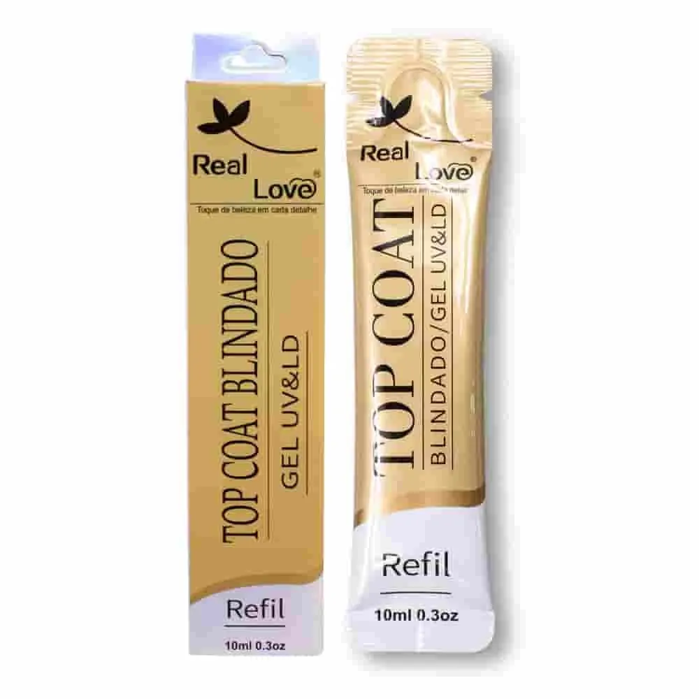 Top coat Blindado Real Love Refil 10ml