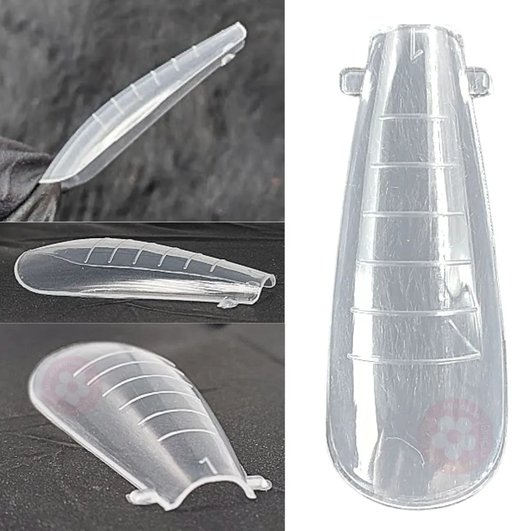 Molde F1 Naturalidade para alongamento de unhas