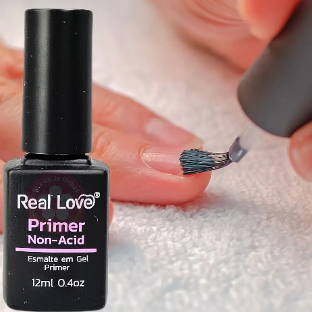 Primer não ácido para esmaltação em gel Real Love 12ml
