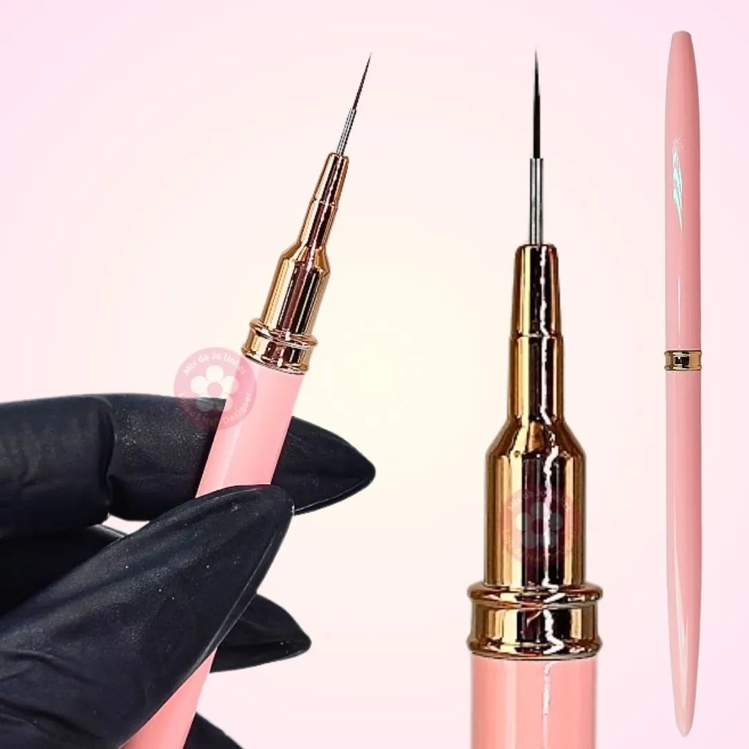 Pincel de ponta fina fina média 8mm com capa 24B