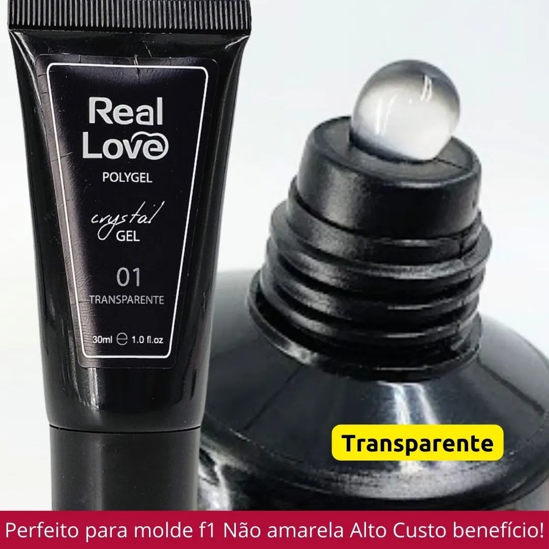 Polygel Real Love 30ml 01 transparente