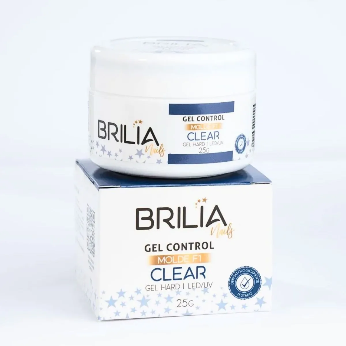 Mini 10g Gel para molde F1 control Clear transparente Brilia